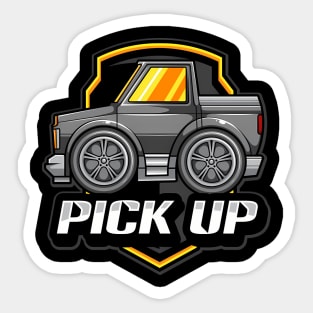 Pick Up Mini Car Sticker